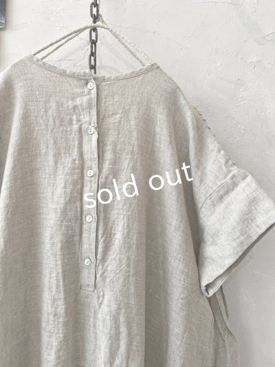 画像10: 08mab/リネン２wayピンタックワンピース・キナリ