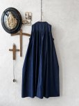 画像7: sorte cuff／インディゴノースリーブギャザーワンピース