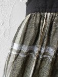 画像6: MARCHE' DE SOEUR／バッククロスワンピース・黒×グリーンチェック