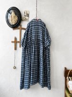 画像7: MARCHE' DE SOEUR／ギャザーワンピース・ブルーグリーンチェック (7)