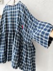 画像5: MARCHE' DE SOEUR／ギャザープルオーバー・ブルーグリーンチェック (5)