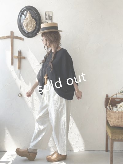 画像11: 08mab/デザインニットプルオーバー・黒