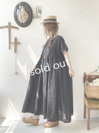 画像12: 08mab/リネン２wayピンタックワンピース・キナリ