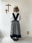 画像12: MARCHE' DE SOEUR／バッククロスワンピース・黒×グリーンチェック (12)