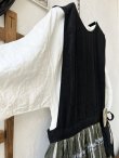 画像5: MARCHE' DE SOEUR／バッククロスワンピース・黒×グリーンチェック (5)