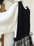 画像5: MARCHE' DE SOEUR／バッククロスワンピース・黒×グリーンチェック