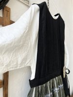 画像5: MARCHE' DE SOEUR／バッククロスワンピース・黒×グリーンチェック (5)