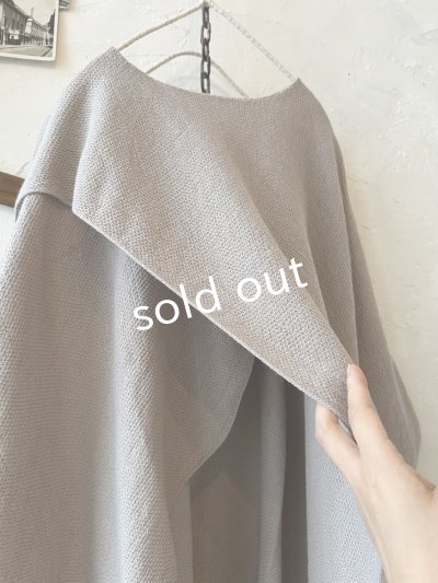 画像7: 08mab/デザインニットプルオーバー・ベージュ