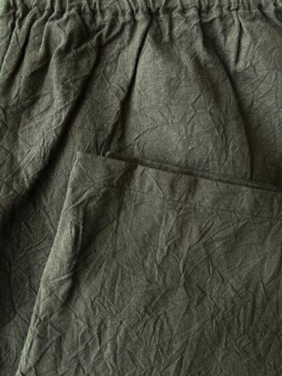 画像2: seasew.／520 ワッシャーコットンペチパンツ・カーキ