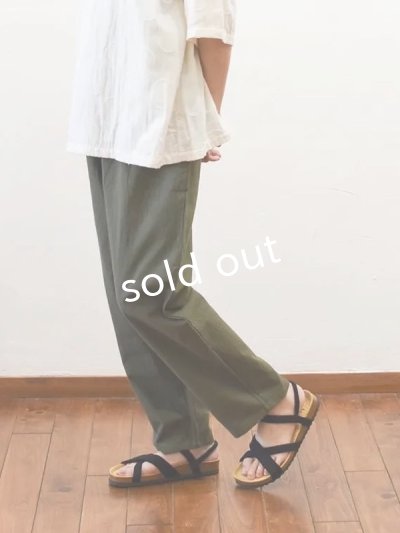 画像8: seasew./520 ワッシャーコットンペチパンツ・ネイビー