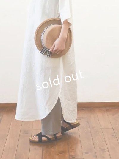 画像5: seasew./520 ワッシャーコットンペチパンツ・ネイビー