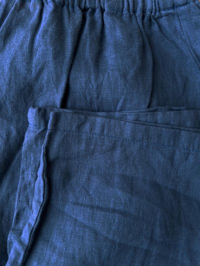 画像2: seasew.／520 リネンペチパンツ・ディープブルー