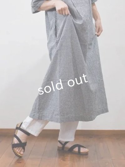 画像7: seasew./520 ワッシャーコットンペチパンツ・ネイビー