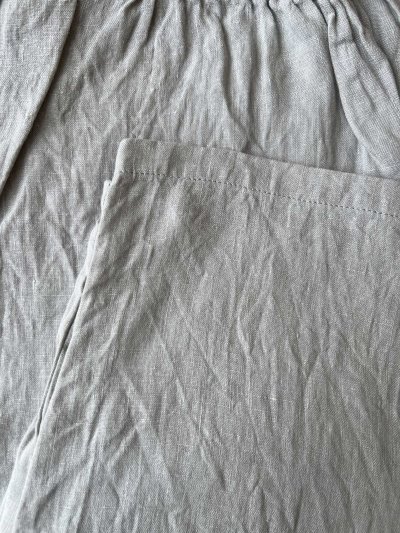 画像2: seasew.／520 リネンペチパンツ・シルバーグレー