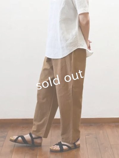 画像6: seasew./520 ワッシャーコットンペチパンツ・ネイビー