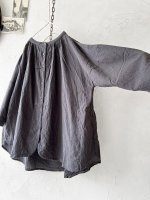 画像4: SO／コットンローンギャザーブラウス・スミクロ (4)