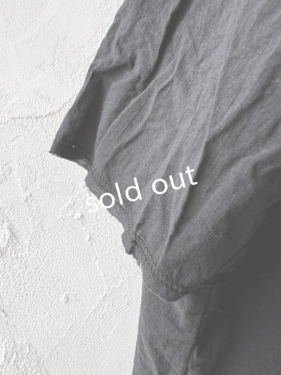 画像4: SO／裁ち切りスキッパーチュニック・ブラック