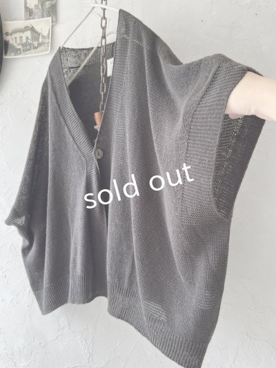 画像5: SO／ヘンプコットンカーディガン・チャコール