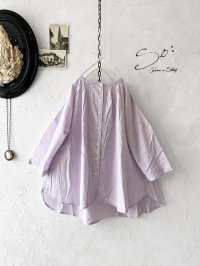 SO／コットンボイルブラウス・ペールピンク