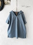 画像2: seasew.／304 セーラーカラープルオーバー・ブルー (2)