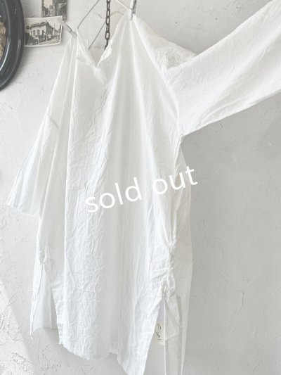 画像8: SO／裁ち切りスキッパーチュニック・オフ