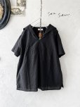 画像1: seasew.／304 セーラーカラープルオーバー・ブラック (1)