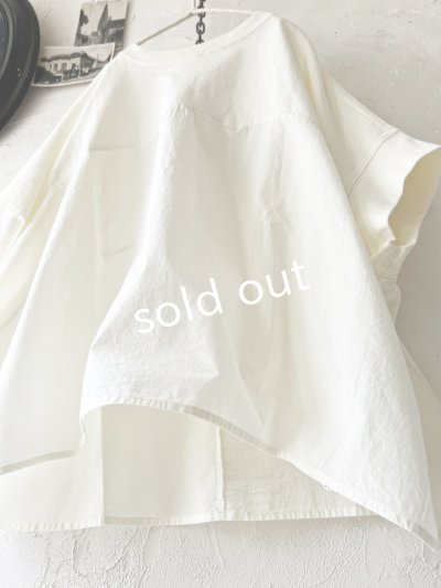 画像7: SO／切り替えワイドプルオーバー・ミルクホワイト