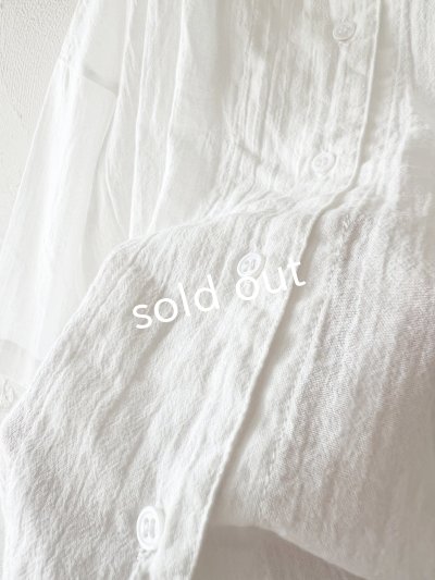 画像8: SO／コットンボイルブラウス・オフ