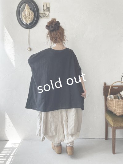 画像9: SO／ガーゼワイドチュニック・ブルーストライプ