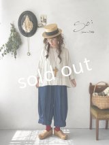 SO／太パイピング衿プルオーバー・ナチュラル