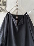 画像2: SO／裁ち切りスキッパーチュニック・ブラック (2)