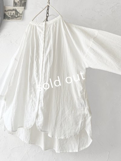 画像6: SO／コットンボイルブラウス・オフ