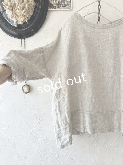 画像4: SO／太パイピング衿プルオーバー・ナチュラル