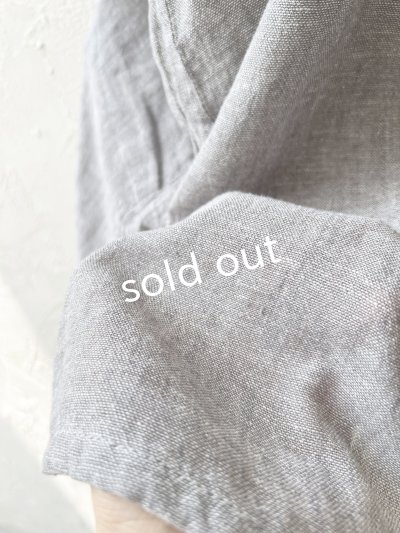 画像4: SO／ガーゼワイドチュニック・グレー