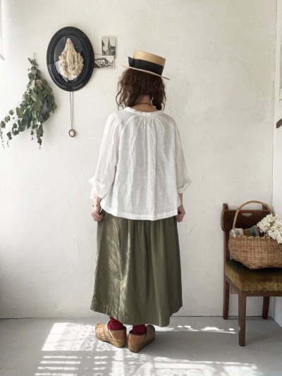 画像11: seasew.／702 タックスカート・カーキ