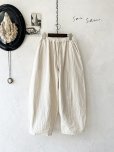 画像1: seasew.／508 オックスコクーンパンツ・生成り (1)