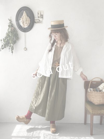 画像9: seasew.／702 タックスカート・カーキ