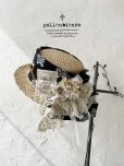 画像1: pollenbienco／アンティークレースの帽子・D (1)