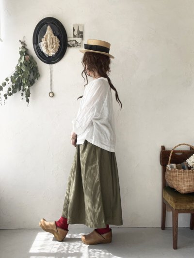 画像10: seasew.／702 タックスカート・カーキ