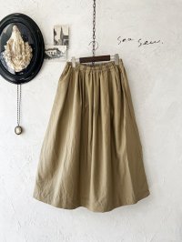seasew.／702 タックスカート・ベージュ