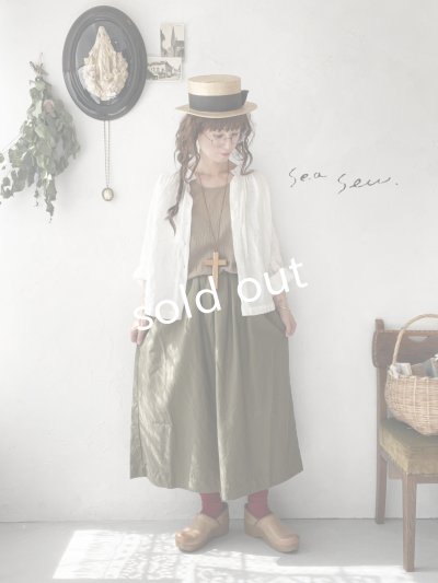 画像8: seasew.／702 タックスカート・カーキ