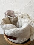 画像6: pollenbienco／アンティークレースのクッションブレスレット・くすみピンク
