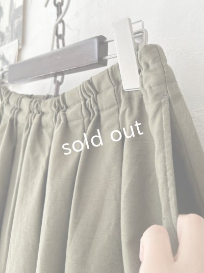 画像3: seasew.／702 タックスカート・カーキ