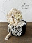 画像1: pollenbienco／アンティークレースのコサージュ・A (1)