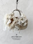 画像1: pollenbienco／アンティークレースと十字架のバスケット・D (1)