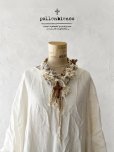 画像1: pollenbienco／アンティークレースと十字架のネックレス・B (1)
