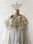 画像1: pollenbienco／アンティークレースのティペット・A (1)