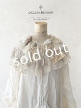 pollenbienco／アンティークレースのティペット・A