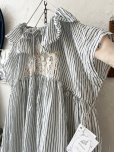 画像4: shizuka's/アンティークレースのフリル襟フレンチワンピース・B