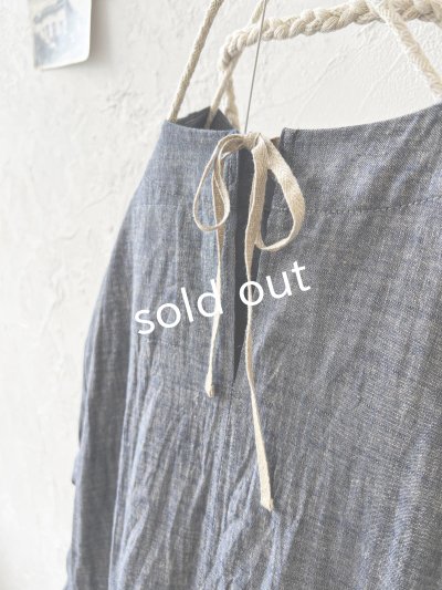 画像10: MARCHE' DE SOEUR／十字架ネックレス付きギャザーワンピース・ダンガリー